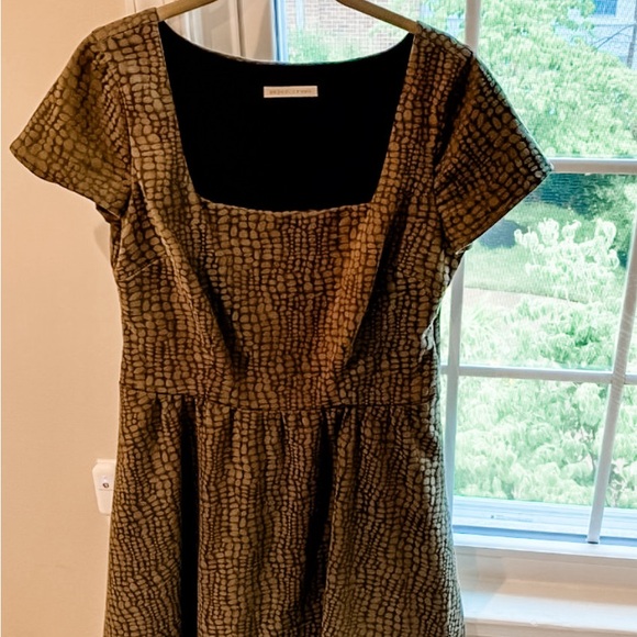 Paper Crown Anthropology Whimsigoth Textured Jacquard Dress w/ Tulle Underskirt - Picture 7 of 7